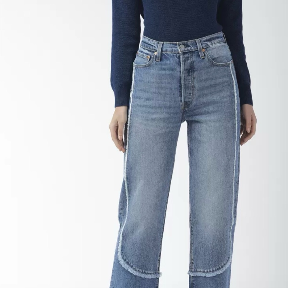Levi's Ribcage straight Women's Blue Straight Leg Jeans